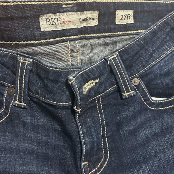 BKE Women's Dark Blue Boot Cut Jeans
Sabrina style 27X31.5 - Picture 4 of 4